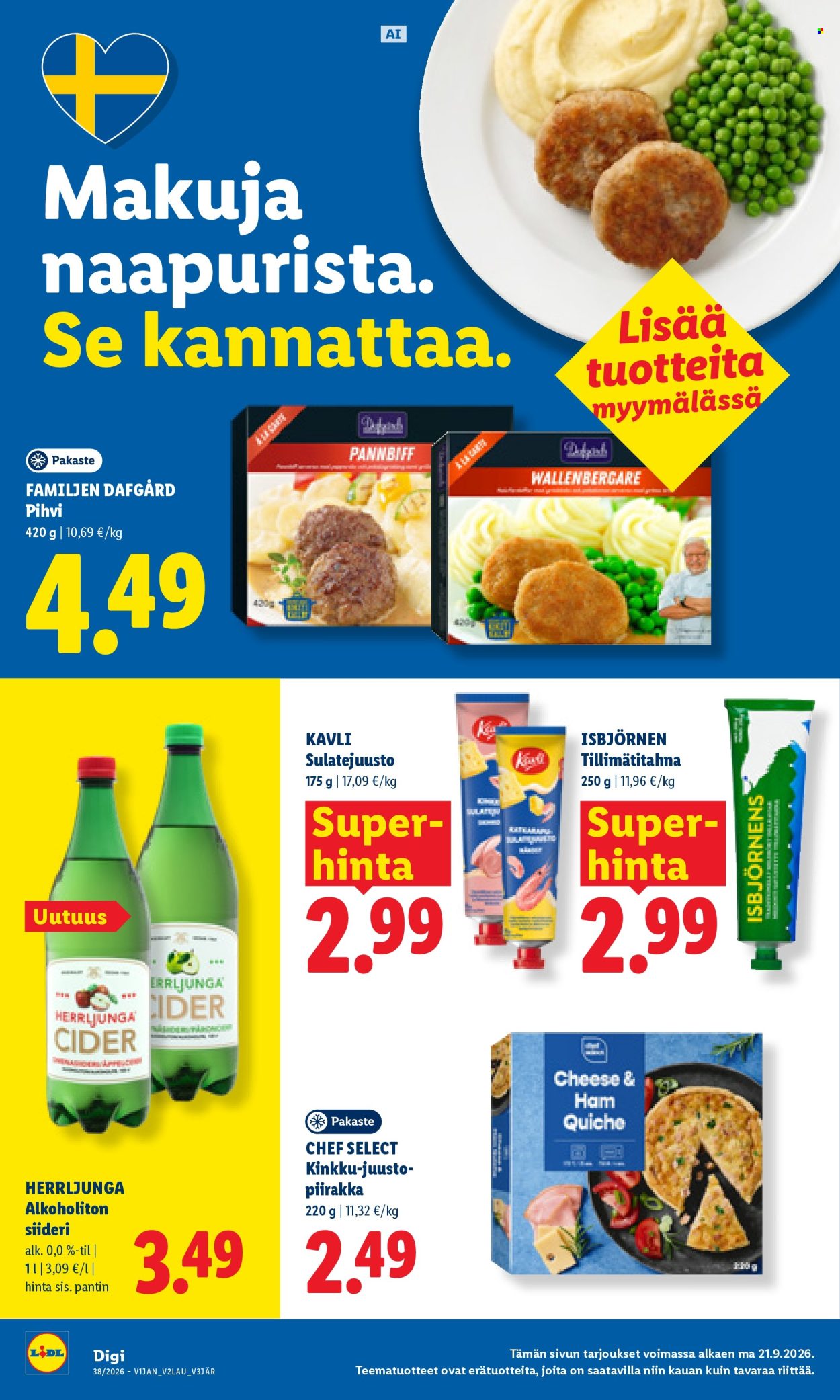 Lidl tarjouslehti  - 21.09.2026 - 23.09.2026. Sivu 6