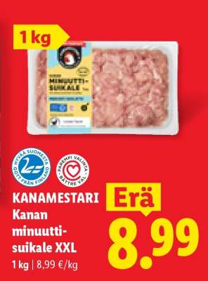 Kanamestari Kanan minuuttisuikale XXL