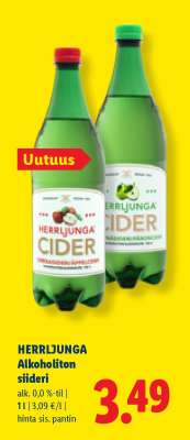 HERRLJUNGA Alkoholiton siideri