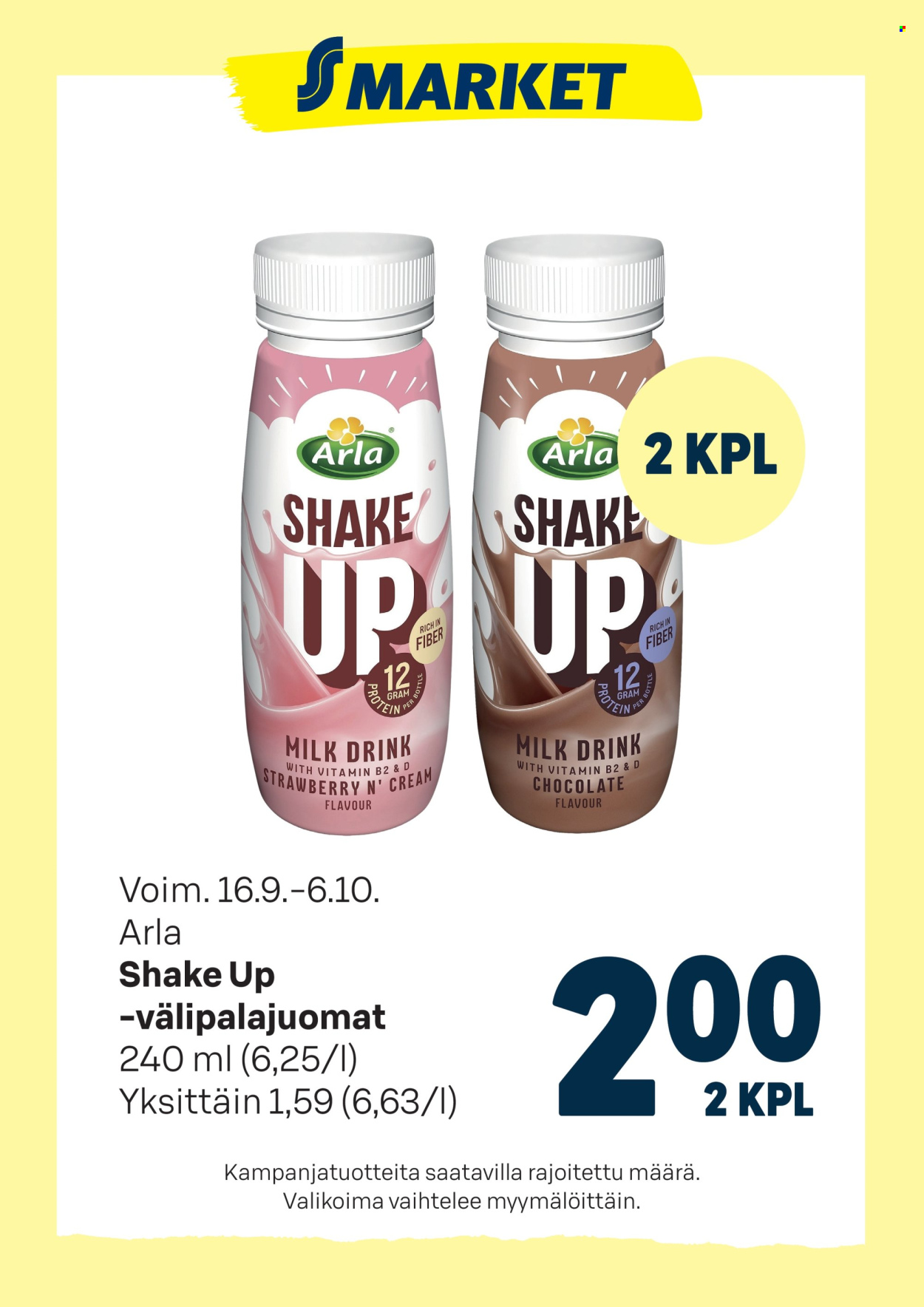 S-market tarjouslehti  - 16.09.2026 - 06.10.2026. Sivu 1