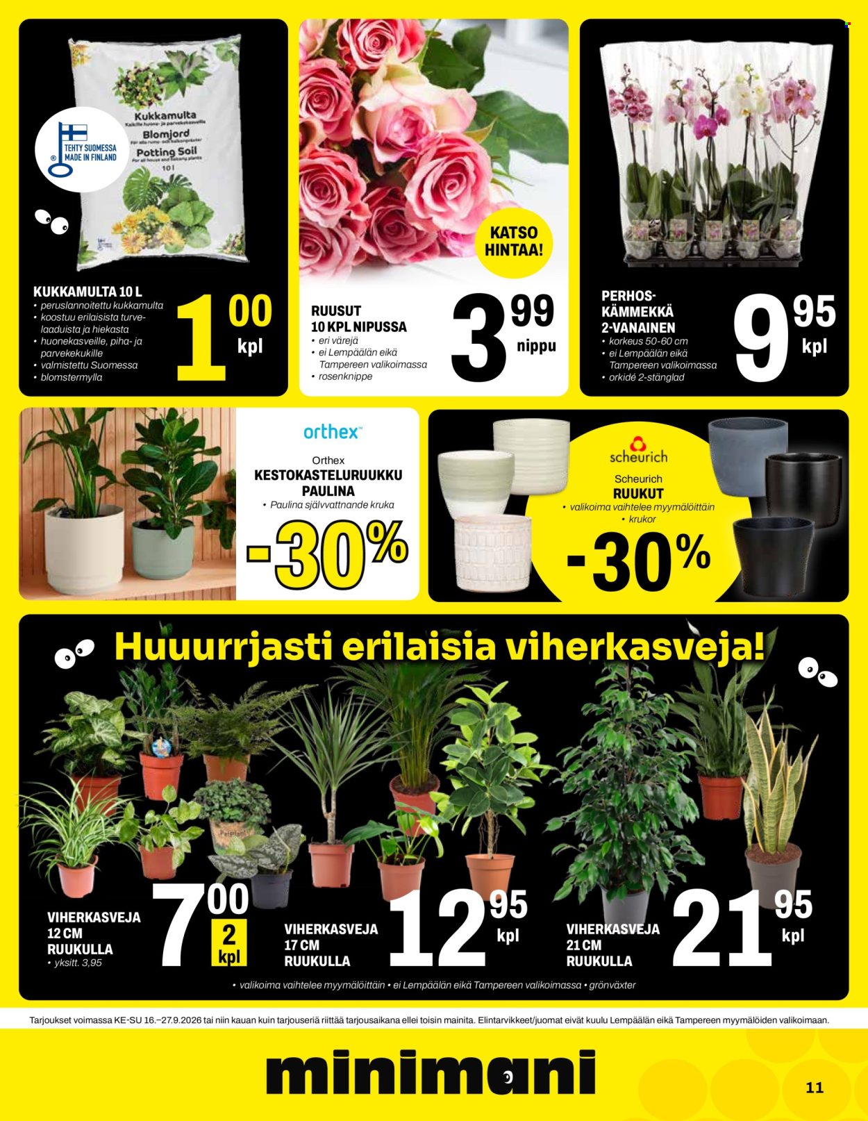 Minimani tarjouslehti  - 16.09.2026 - 27.09.2026. Sivu 11