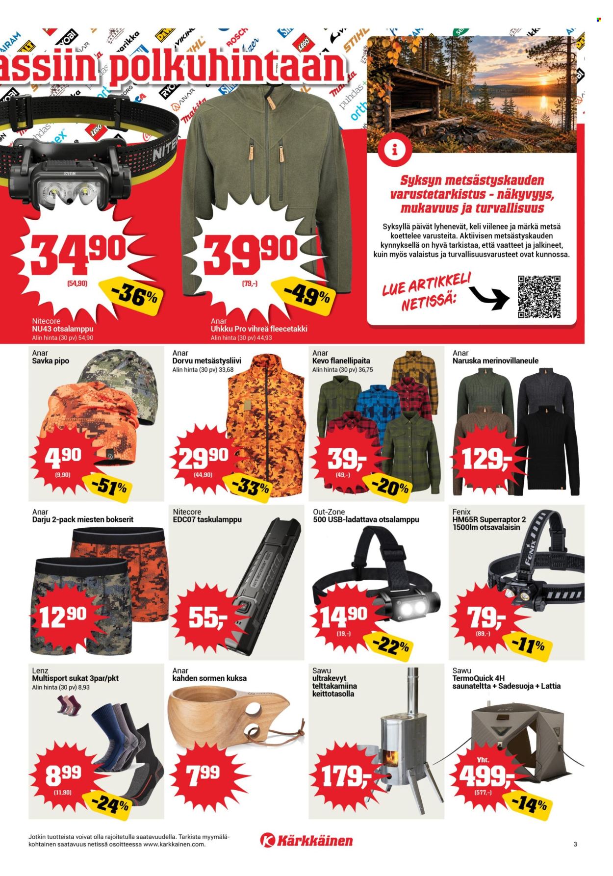 Kärkkäinen tarjouslehti  - 16.09.2026 - 29.09.2026. Sivu 3