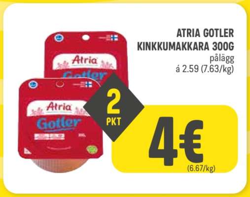 ATRIA GOTLER KINKKUMAKKARA 300G