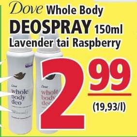 Dove Whole Body DEOSPRAY