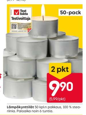 Lämpökynttilät