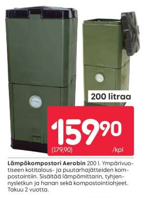 Lämpökompostori Aerobin