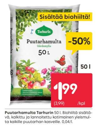 Puutarhamulta Tarhurin