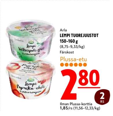 Arla Lempi Tuorejuustot