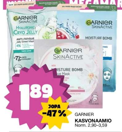 GARNIER KASVONAAMIO