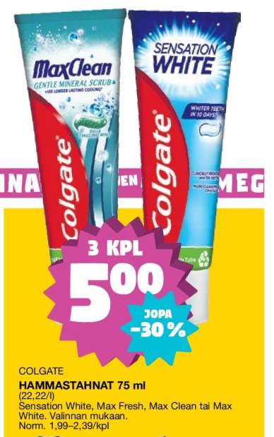 COLGATE HAMMASTAHNAT 75 ml