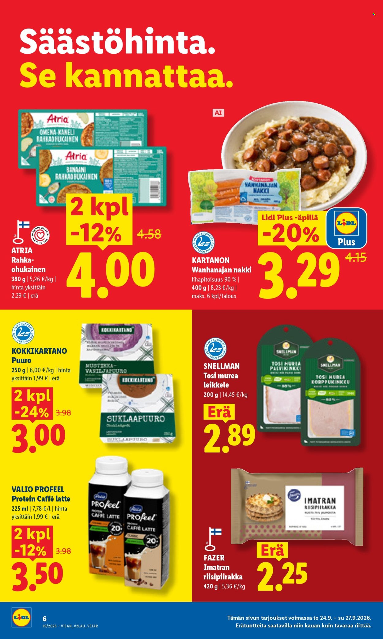 Lidl tarjouslehti  - 24.09.2026 - 27.09.2026. Sivu 6