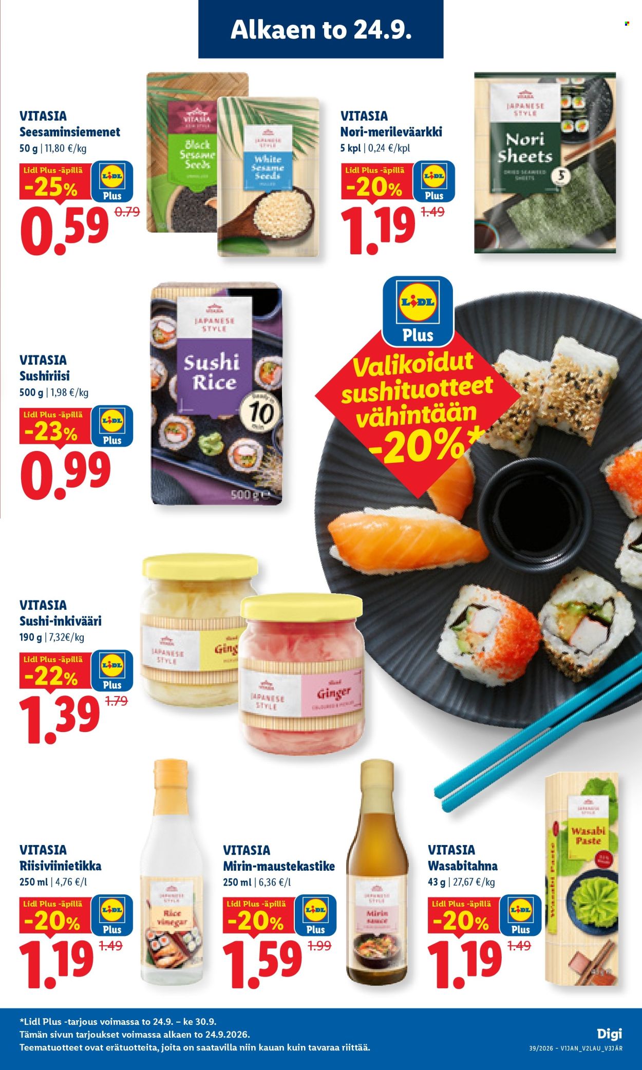 Lidl tarjouslehti  - 24.09.2026 - 27.09.2026. Sivu 11