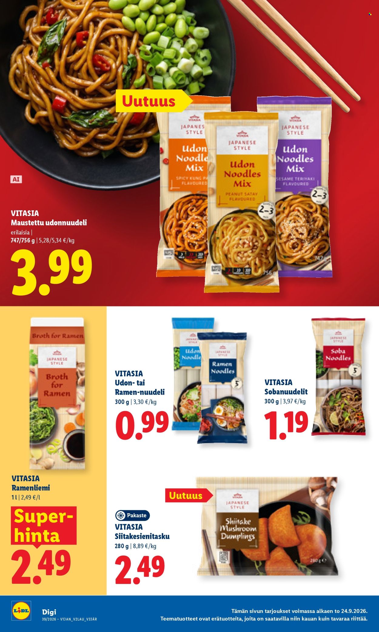 Lidl tarjouslehti  - 24.09.2026 - 27.09.2026. Sivu 12