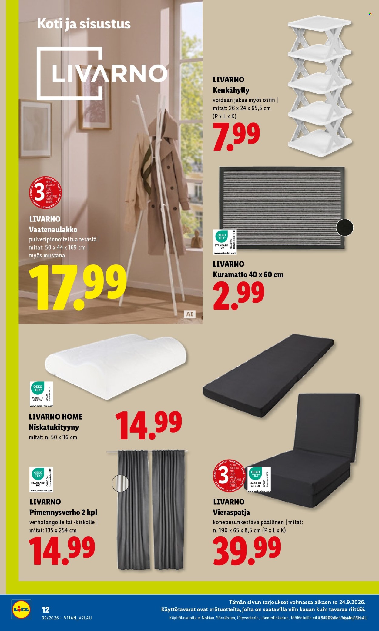 Lidl tarjouslehti  - 24.09.2026 - 27.09.2026. Sivu 16