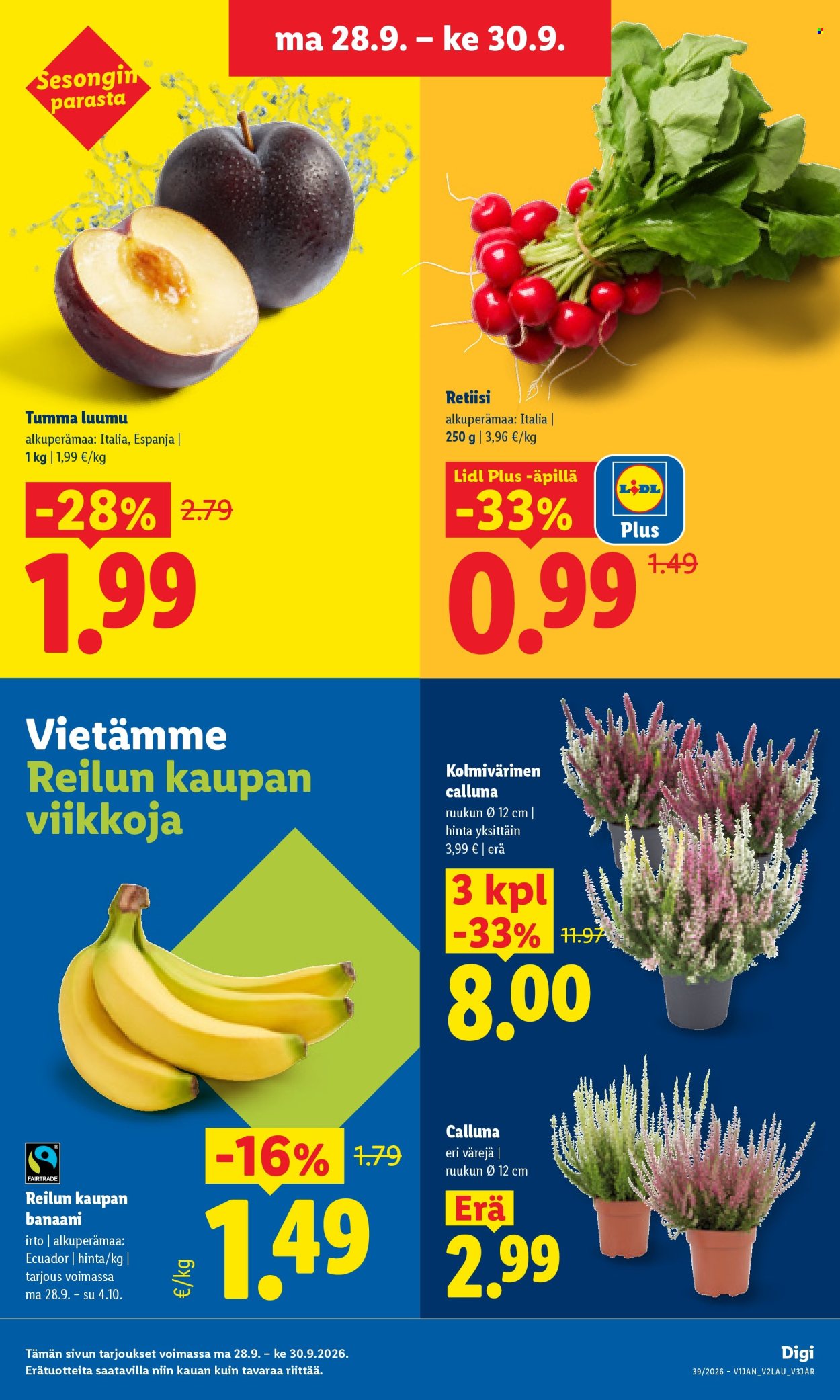 Lidl tarjouslehti  - 28.09.2026 - 30.09.2026. Sivu 3