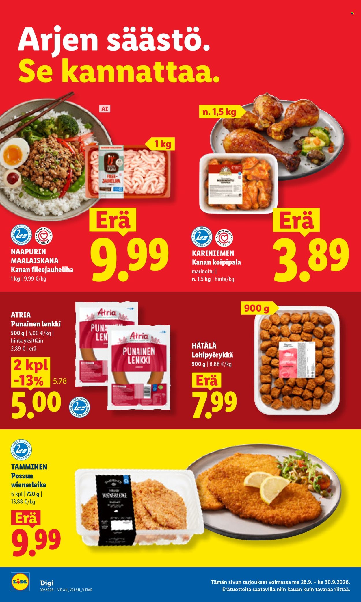 Lidl tarjouslehti  - 28.09.2026 - 30.09.2026. Sivu 4