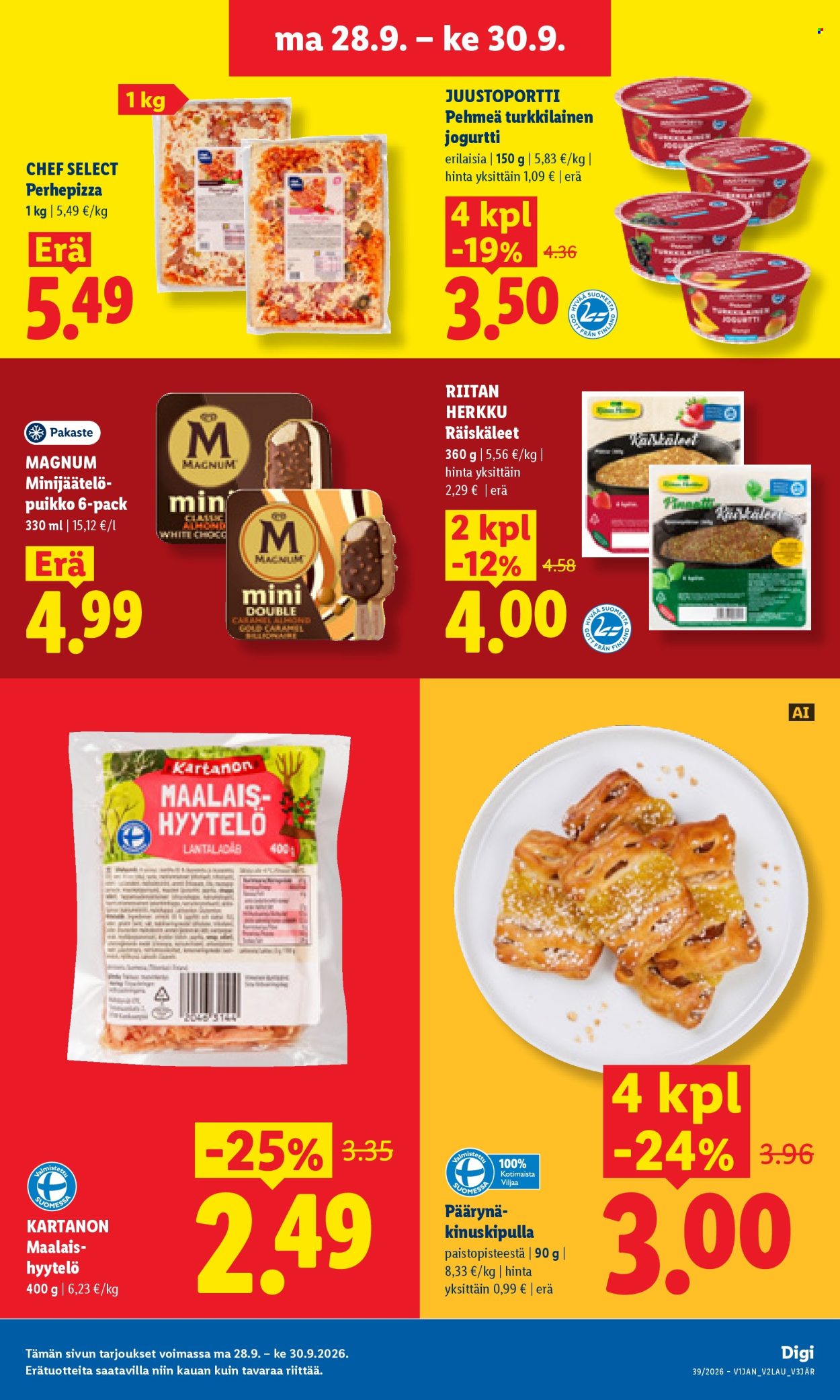 Lidl tarjouslehti  - 28.09.2026 - 30.09.2026. Sivu 5