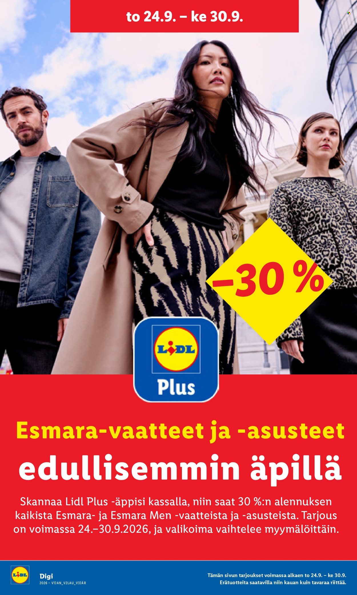 Lidl tarjouslehti  - 28.09.2026 - 30.09.2026. Sivu 7