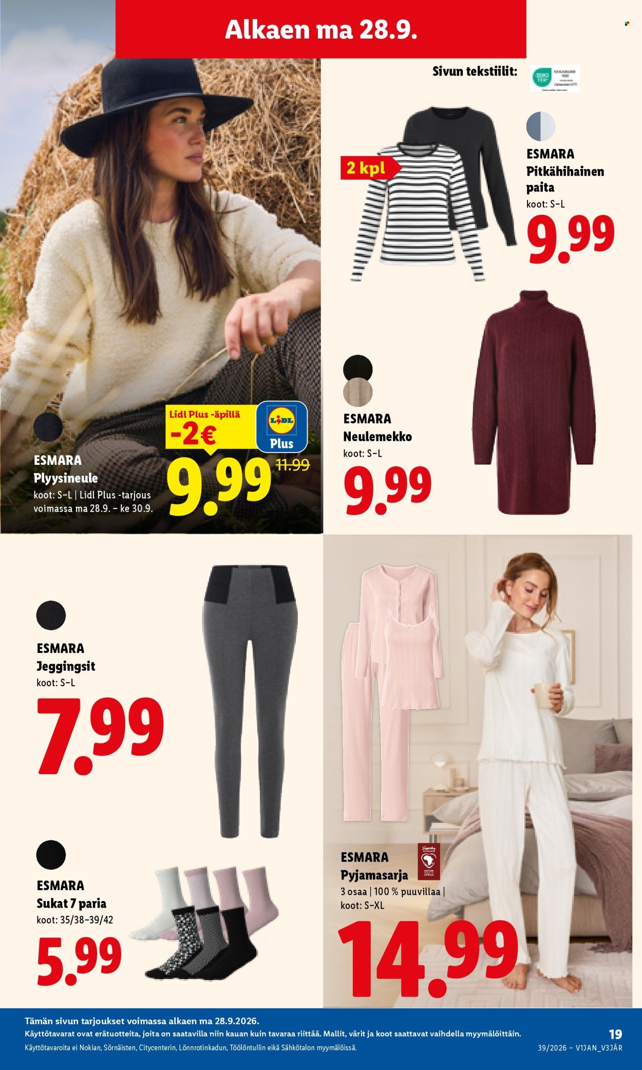 Lidl tarjouslehti  - 28.09.2026 - 30.09.2026. Sivu 9
