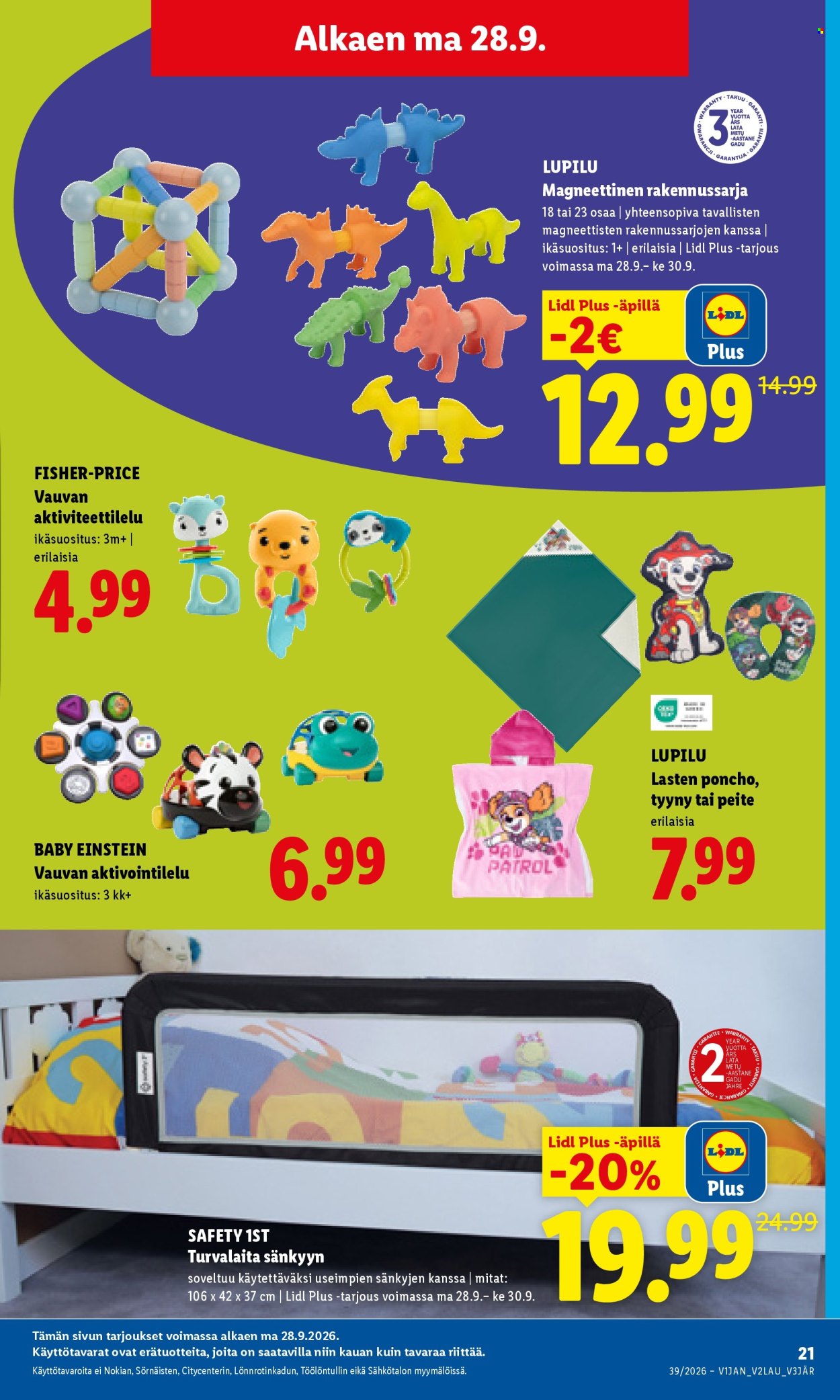 Lidl tarjouslehti  - 28.09.2026 - 30.09.2026. Sivu 11