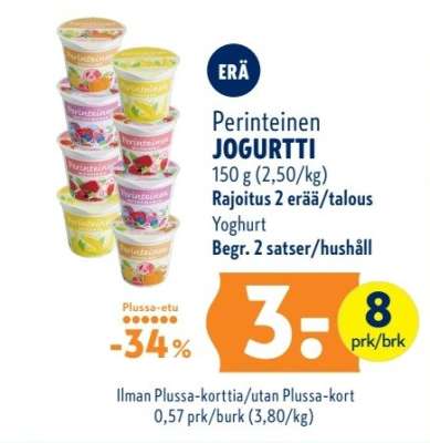 Perinteinen jogurtti