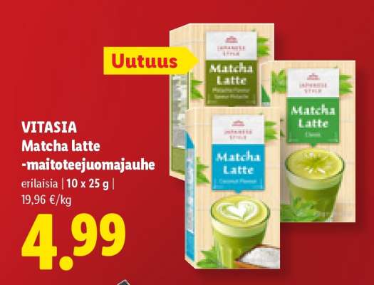 VITASIA Matcha latte -maitoteejauhe