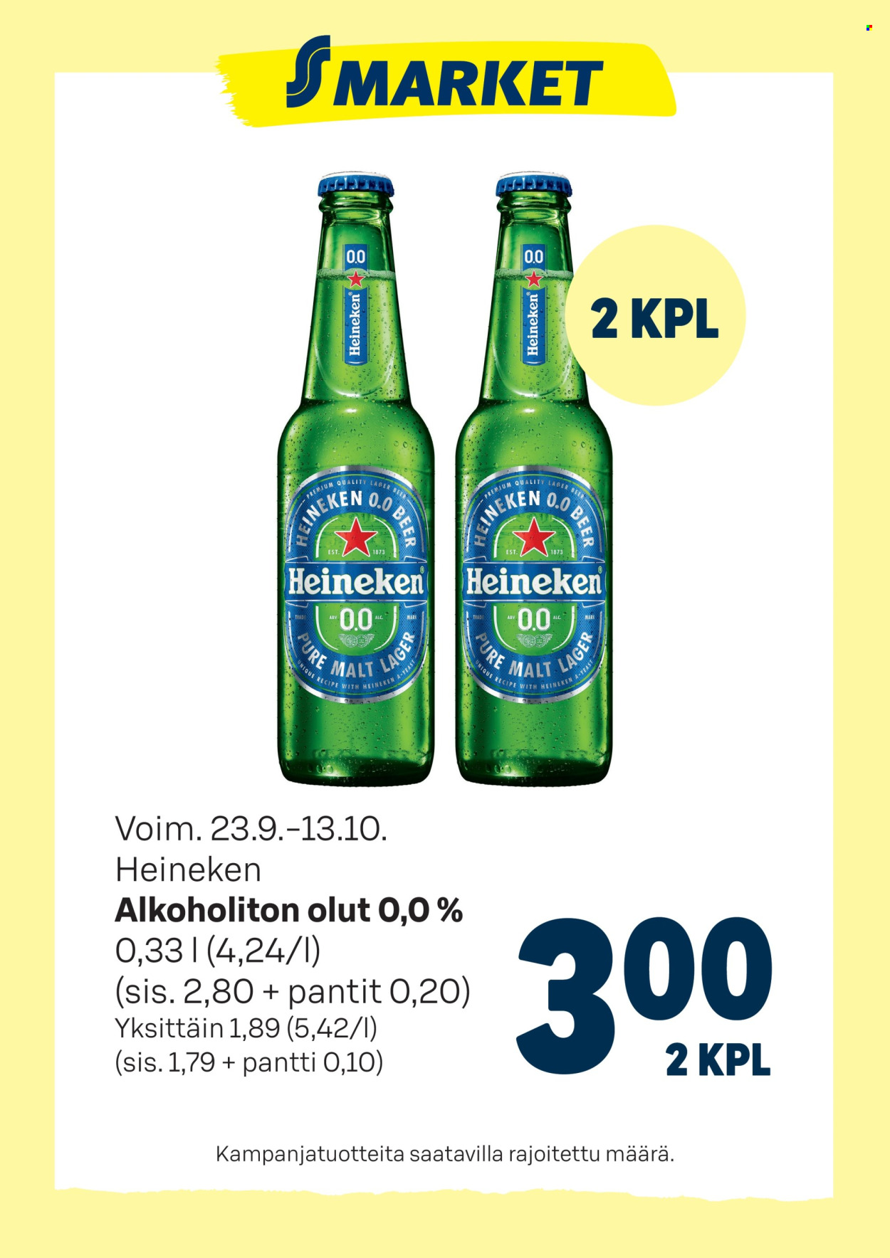 S-market tarjouslehti  - 23.09.2026 - 13.10.2026. Sivu 1