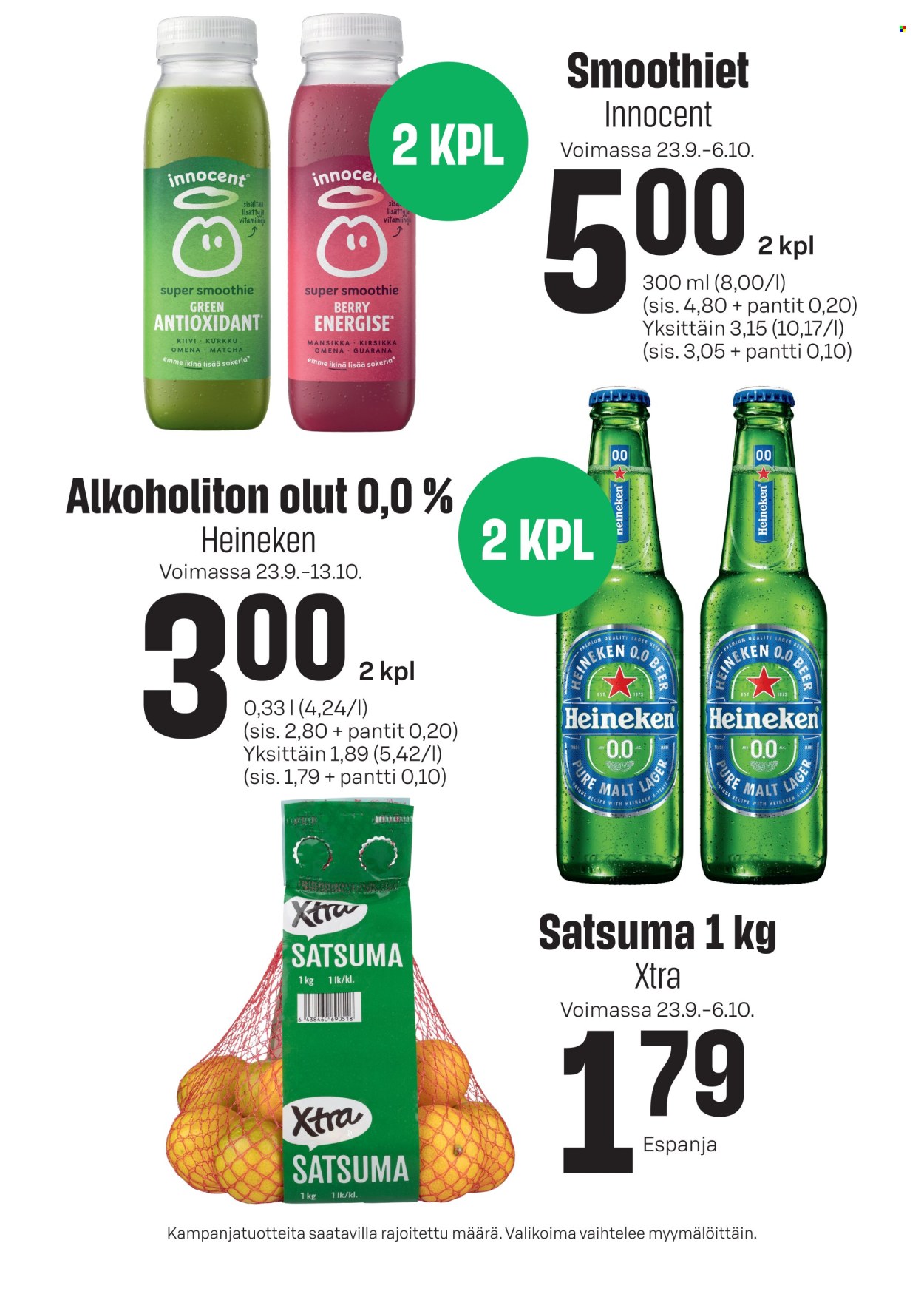 Sale tarjouslehti  - 23.09.2026 - 06.10.2026. Sivu 1