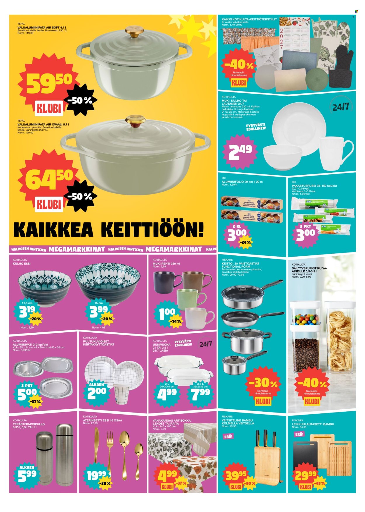 Tokmanni tarjouslehti  - 28.09.2026 - 04.10.2026. Sivu 7
