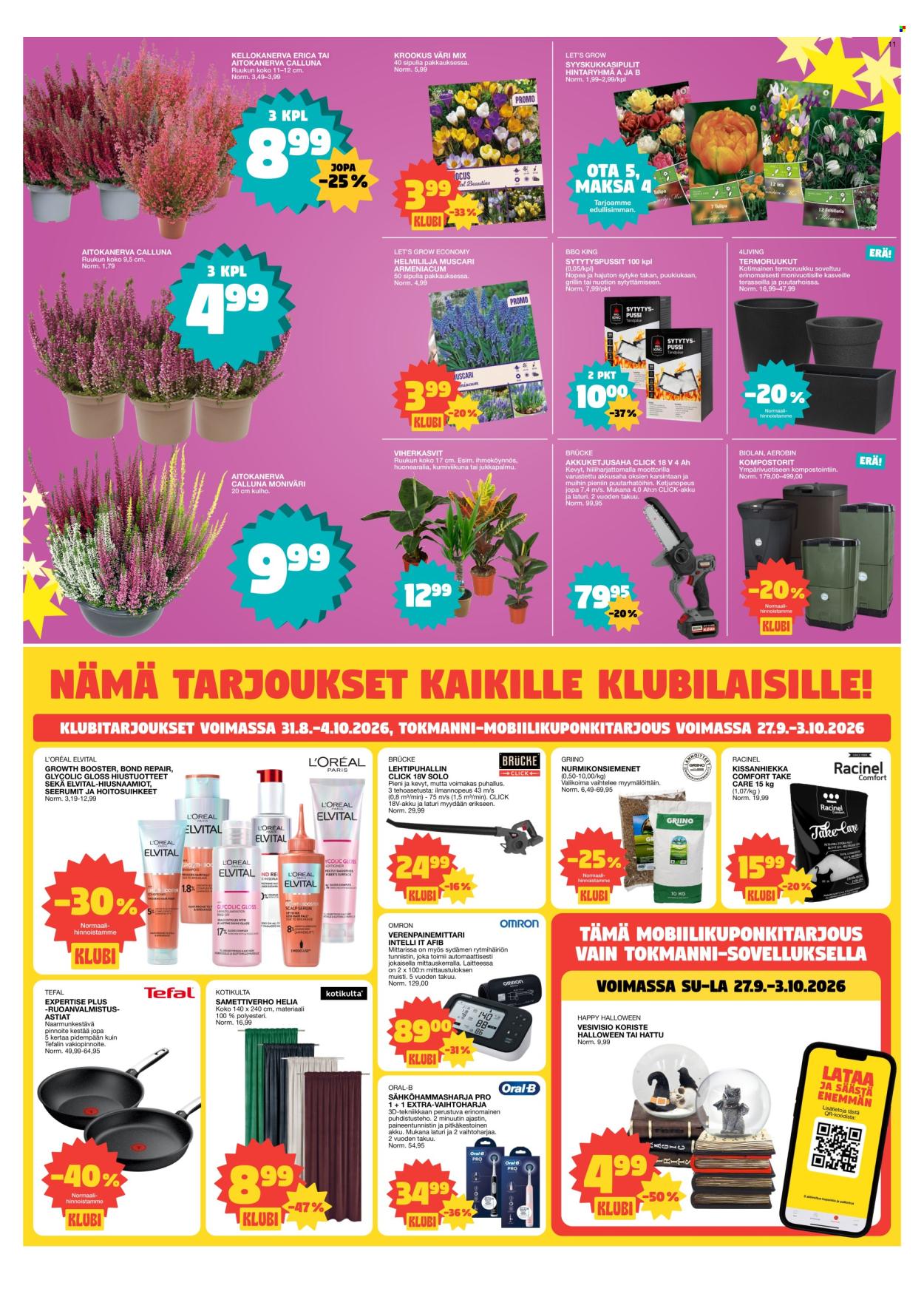 Tokmanni tarjouslehti  - 28.09.2026 - 04.10.2026. Sivu 11