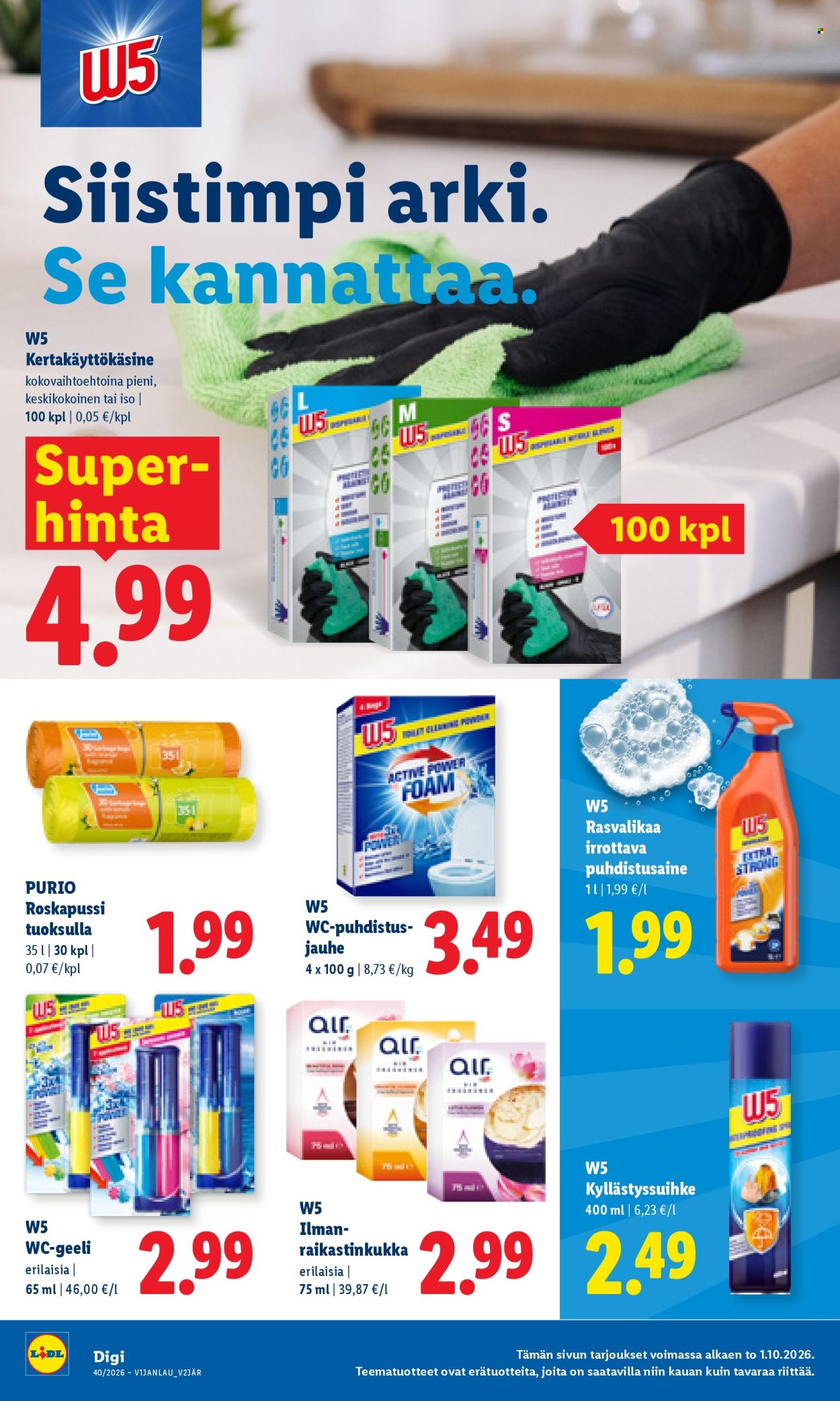 Lidl tarjouslehti  - 01.10.2026 - 04.10.2026. Sivu 12