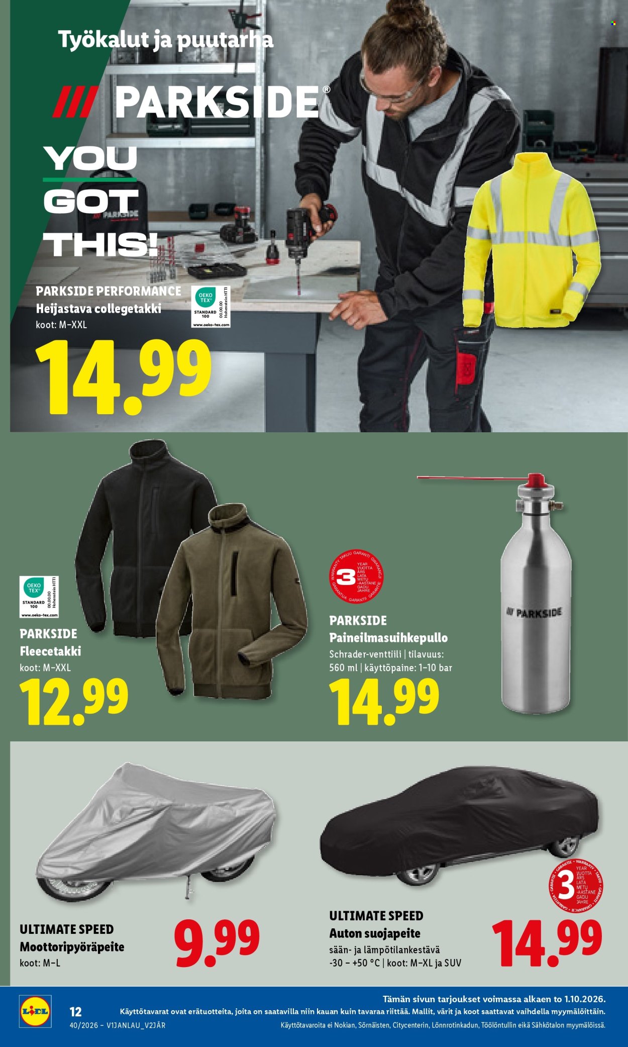 Lidl tarjouslehti  - 01.10.2026 - 04.10.2026. Sivu 16