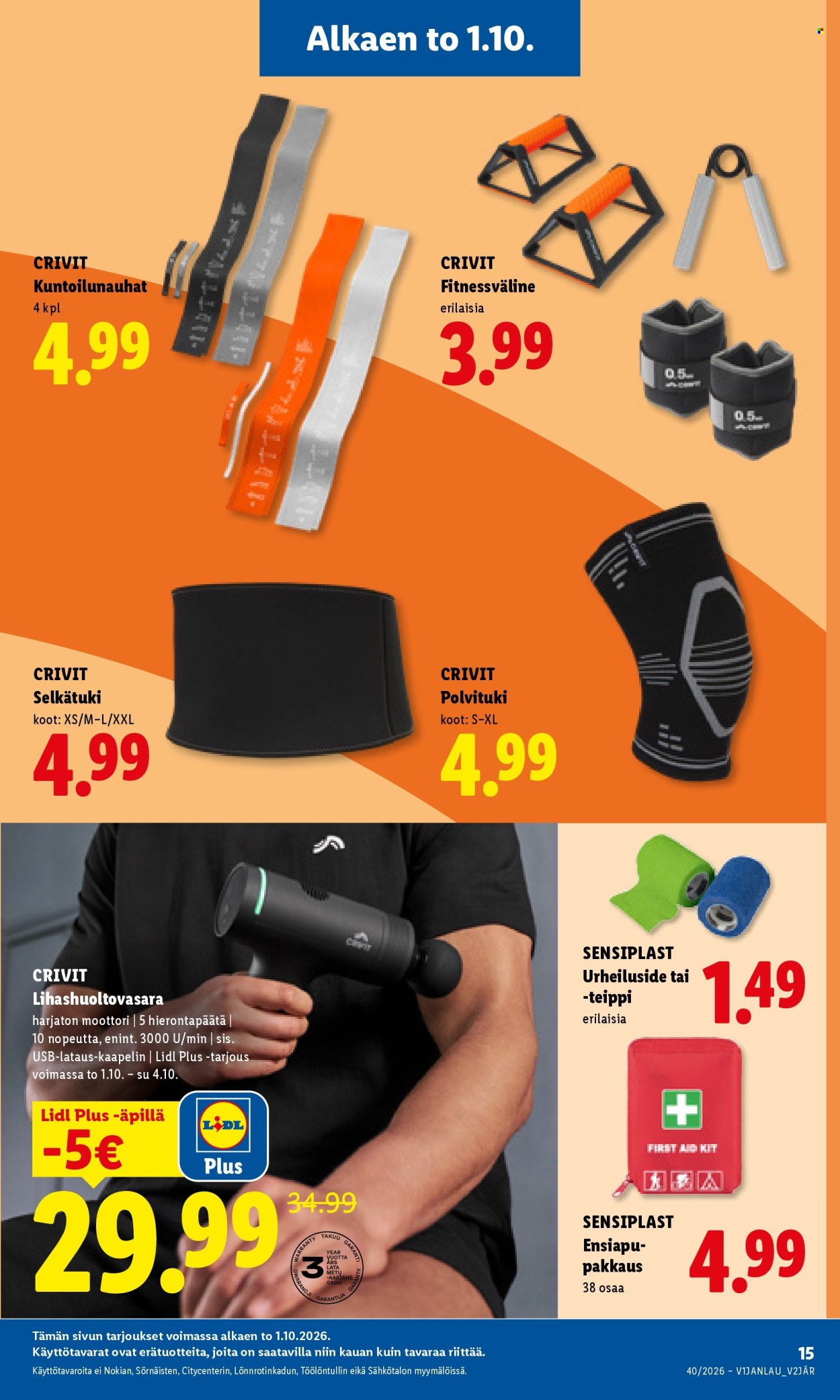 Lidl tarjouslehti  - 01.10.2026 - 04.10.2026. Sivu 19