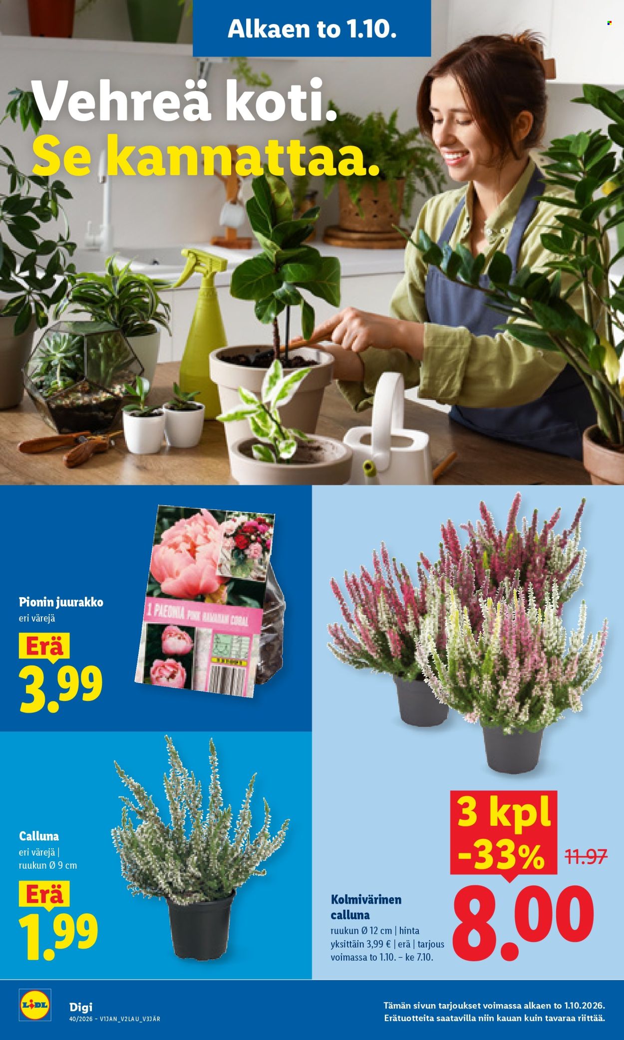 Lidl tarjouslehti  - 01.10.2026 - 04.10.2026. Sivu 20