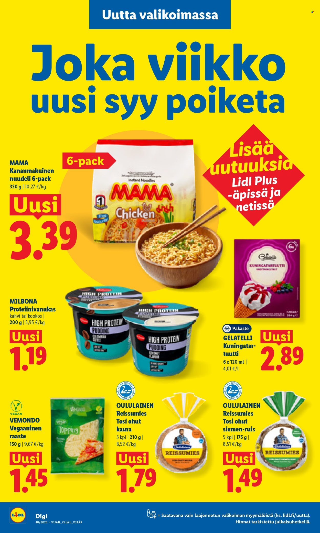 Lidl tarjouslehti  - 01.10.2026 - 04.10.2026. Sivu 21