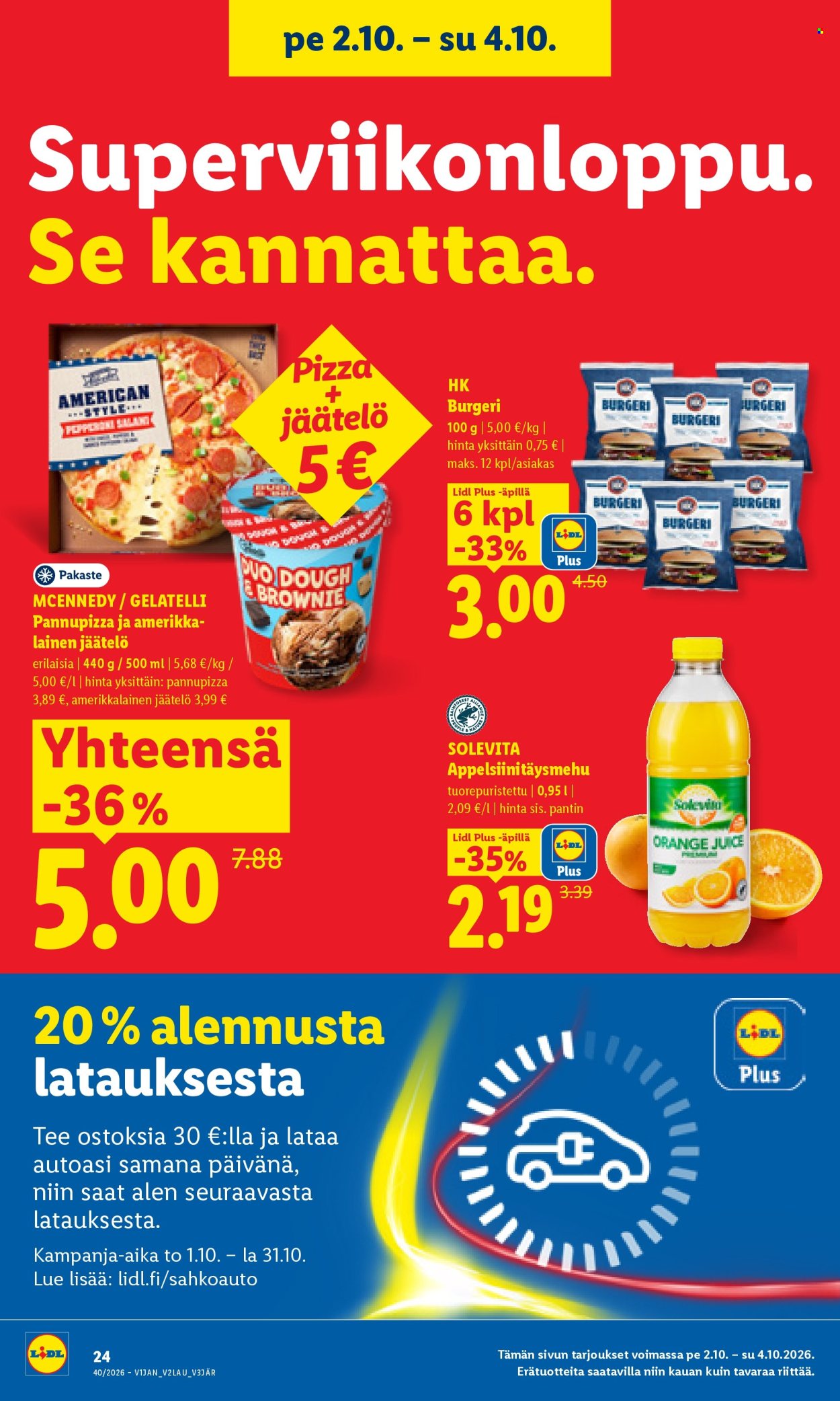 Lidl tarjouslehti  - 01.10.2026 - 04.10.2026. Sivu 22