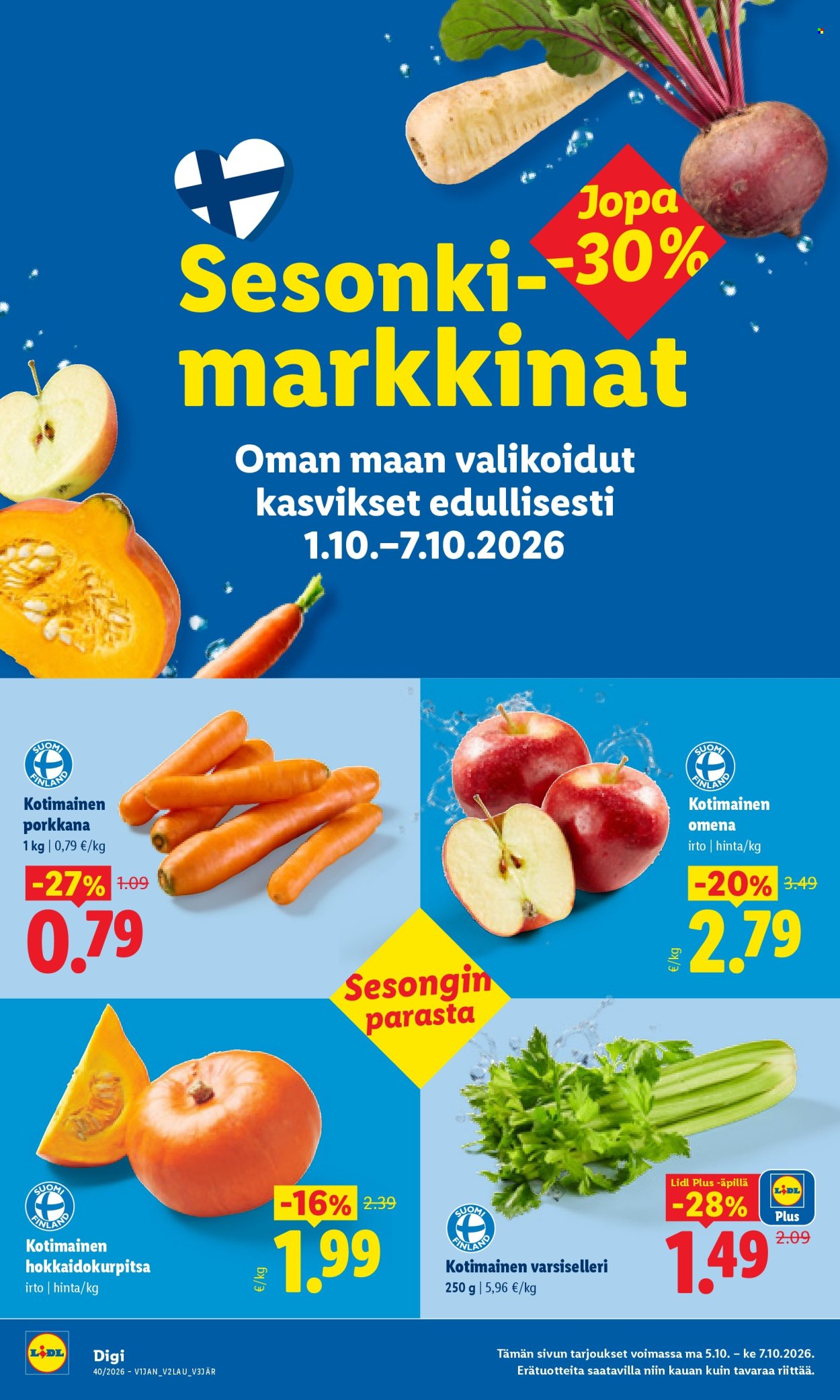 Lidl tarjouslehti  - 05.10.2026 - 07.10.2026. Sivu 2