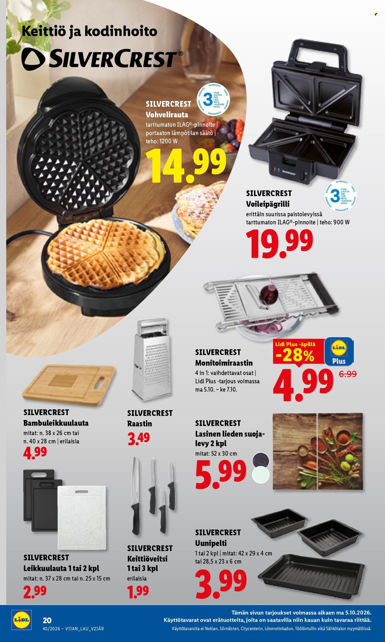 Lidl tarjouslehti  - 05.10.2026 - 07.10.2026. Sivu 10