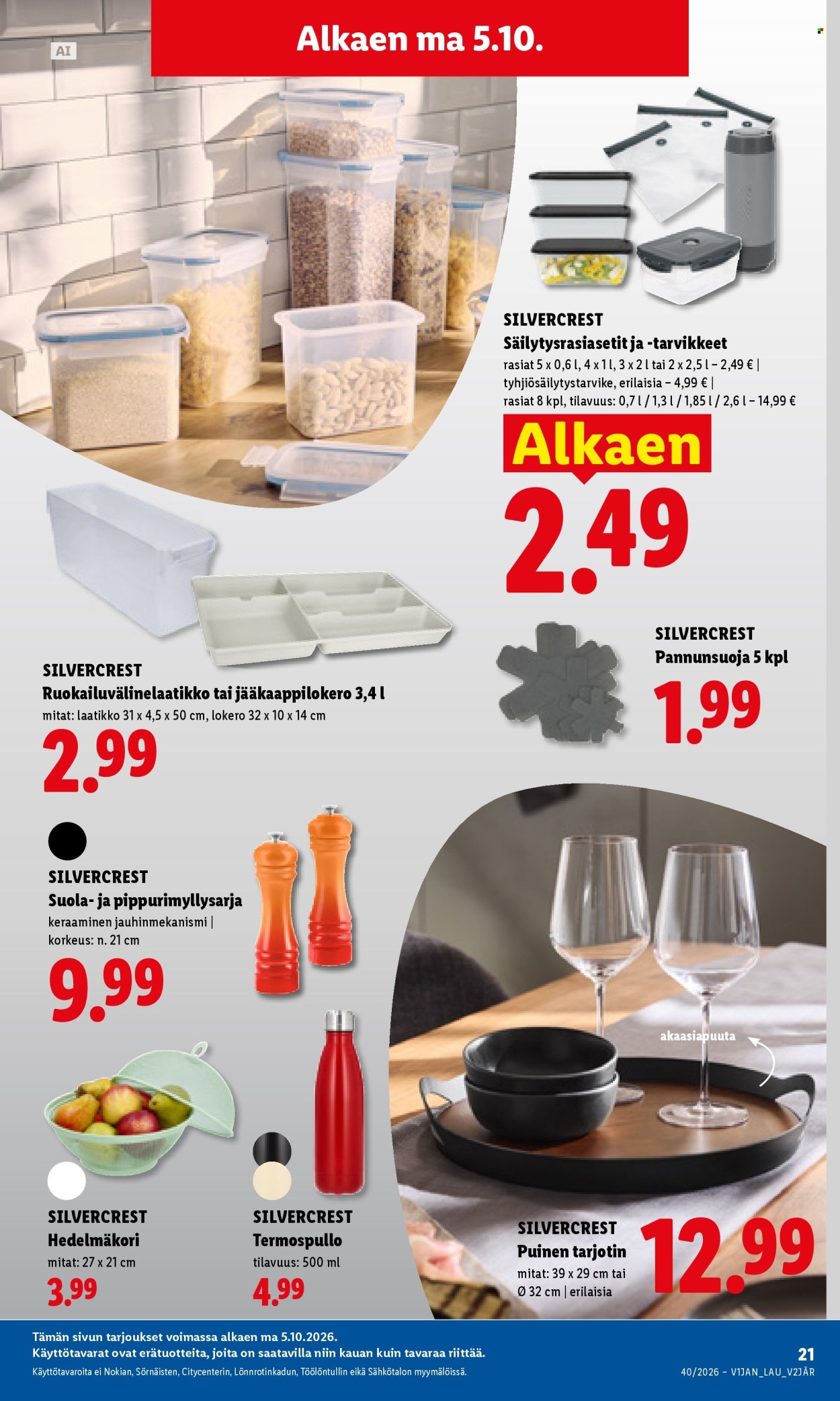 Lidl tarjouslehti  - 05.10.2026 - 07.10.2026. Sivu 11