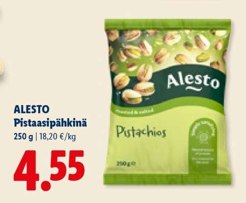 ALESTO Pistaasipähkinä