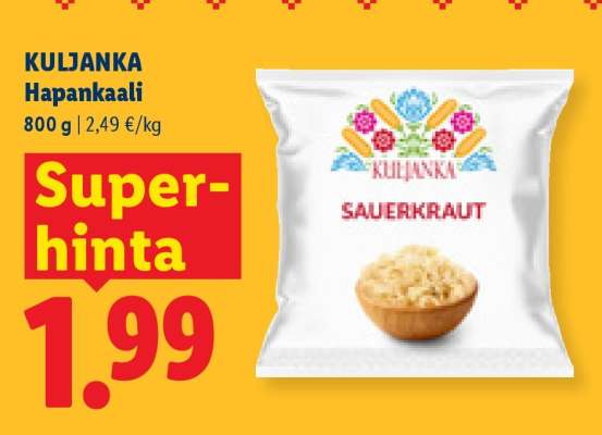 KULJANKA Hapankaali