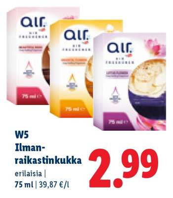 W5 Ilmanraikastinkukka