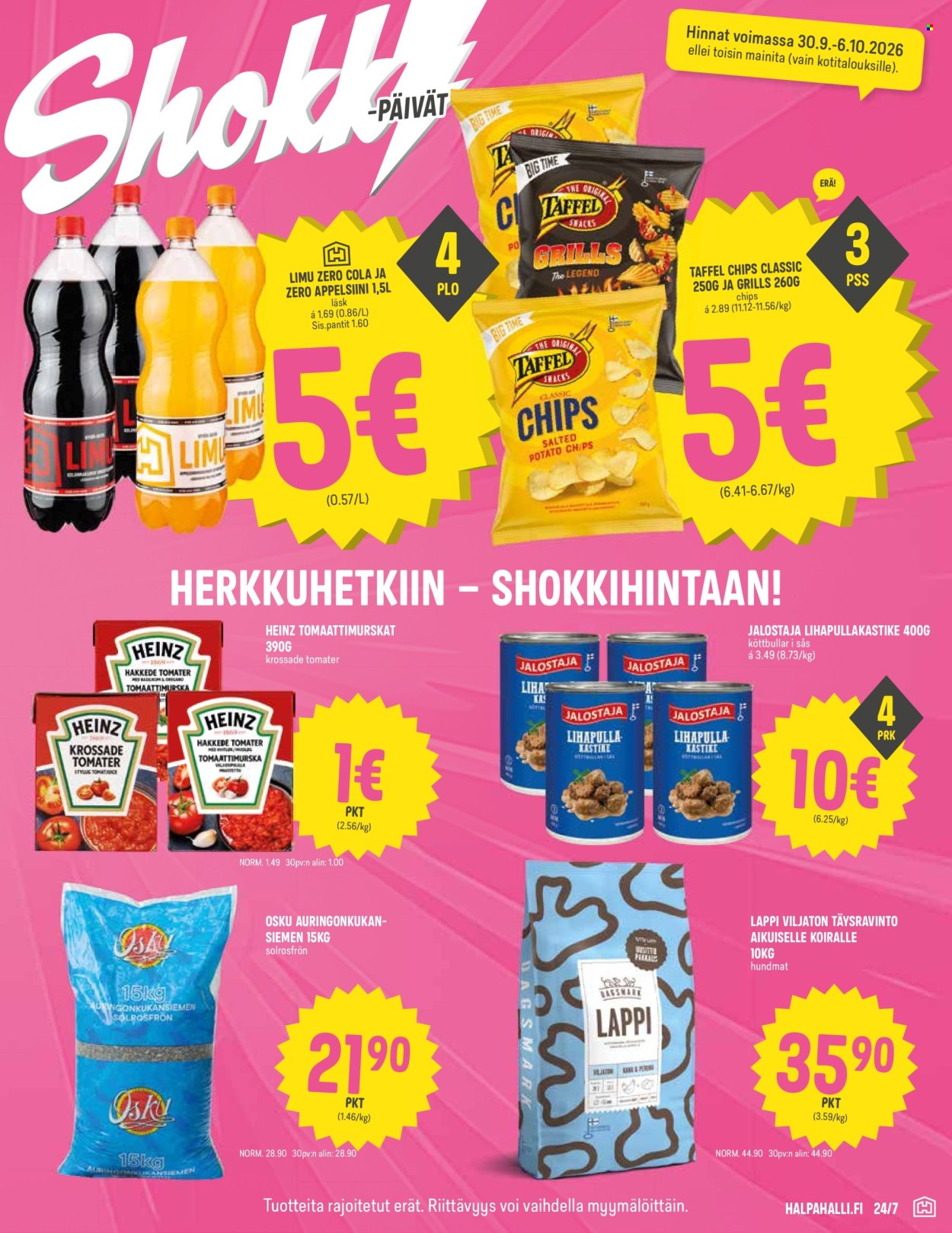 HalpaHalli tarjouslehti  - 30.09.2026 - 06.10.2026. Sivu 5