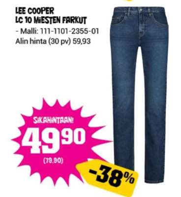 LEE COOPER LC 10 MIESTEN FARKUT