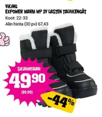 ViKiNG EXPOWER WARM WP 2V LASTEN TALVIKENGÄT