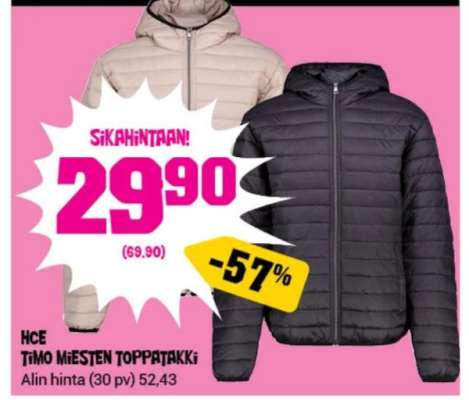 HCE Timo Miesten Toppatakki