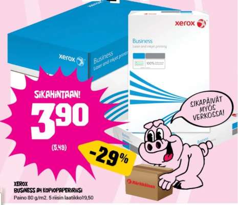 Xerox Business A4 kopiopaperi