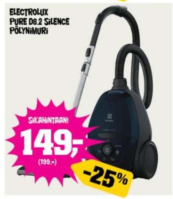 ELECTROLUX PURE D8.2 SILENCE PÖLYNIMURI