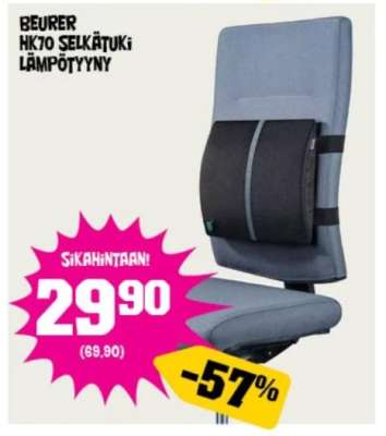 BEURER HK70 SELKÄTUKI LÄMPÖTYYNY