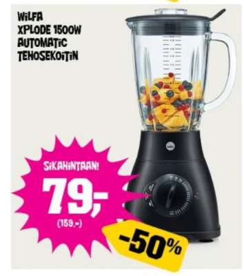 Wilfa Xplode 1500W Automatic Tehosekoitin